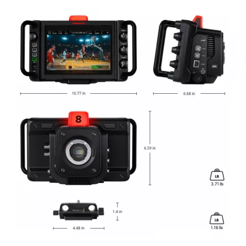 Видеокамера BLACKMAGIC  STUDIO CAMERA 4K PRO G2