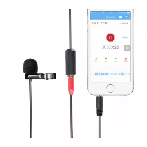 Микрофон петличный Saramonic SR-LMX1+ для смартфонов