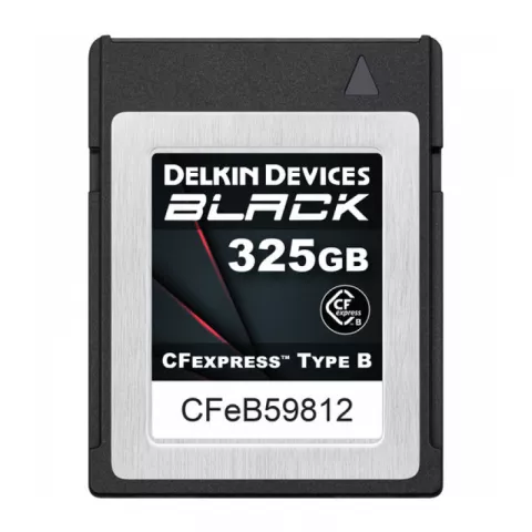 Карта памяти Delkin Devices Black CFexpress Type B 325GB [DCFXBBLK325]