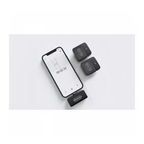 Saramonic Blink100 B4 (TX+TX+RXDI) Радиосистема 2,4Ггц приемник + 2 передатчика, разъем Lightning