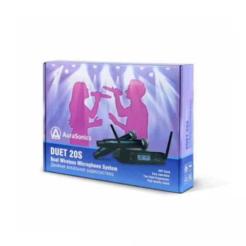AuraSonics DUET 20S1 двойная радиосистема с ручными передатчиками