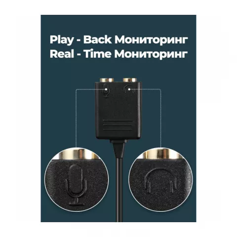 Петличный микрофон Raylab Rec. DH LavMic двойной 6м