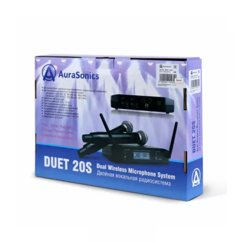 AuraSonics DUET 20S2 двойная радиосистема с ручными передатчиками