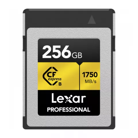 Карта памяти Lexar Professional CFexpress Type B GOLD 256Gb R/W 1750/1500 MB/s (LCXEXPR256G-RNENG)