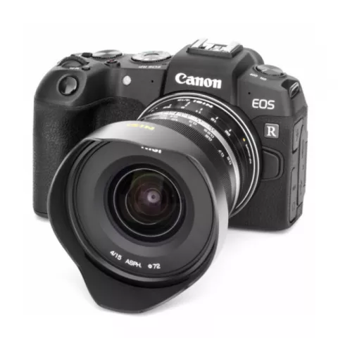 NiSi 15мм f4 FF Aspherical для камер с байонетом Canon RF
