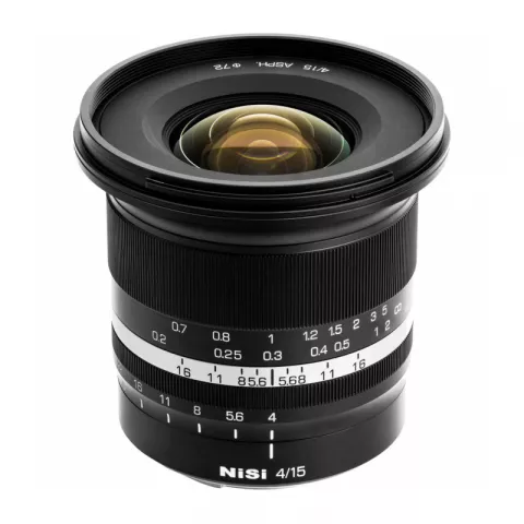 NiSi 15мм f4 FF Aspherical для камер с байонетом Fuji X mount