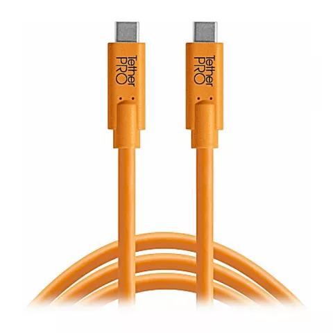 Кабель Tether Tools TetherPro USB-C to USB-C 4.6m Orange (CUC15-ORG)