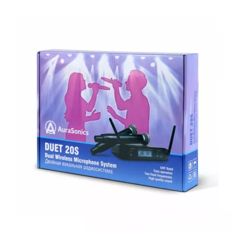AuraSonics DUET 20S2 двойная радиосистема с ручными передатчиками