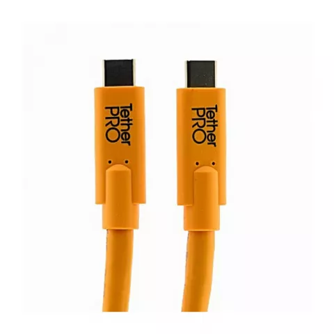 Кабель Tether Tools TetherPro USB-C to USB-C 1m Orange (CUC03-ORG)