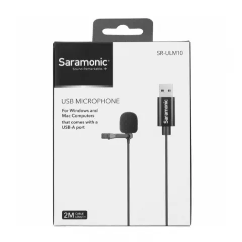 Обновленный петличный микрофон для компьютеров с USB Saramonic SR-ULM10