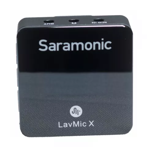 Saramonic LavMic X адаптер с экраном и с петличным микрофоном TRS для камер и смартфонов