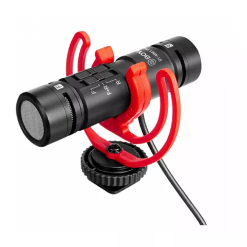 Микрофон Boya BY-MM1 PRO двухкапсюльный конденсаторный для смартфонов