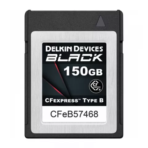 Карта памяти Delkin Devices Black CFexpress Type B 150GB G3 [DCFXBBLK150]