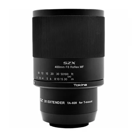 Объектив Tokina SZX 400мм F8 Reflex MF для Fuji X в комлекте с 2x оптическим телеконвертером