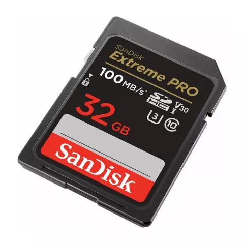 Карта памяти SanDisk Extreme Pro SDHC UHS-I Class 3 V30 100/90 MB/s 32GB SDSDXXO-032G-GN4IN