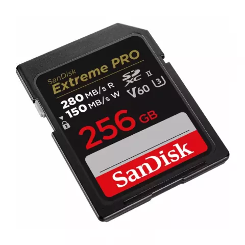 Карта памяти SanDisk Extreme Pro SDXC UHS-II V60 U3 280/150 MB/s 256GB (SDSDXEP-256G-GN4IN)