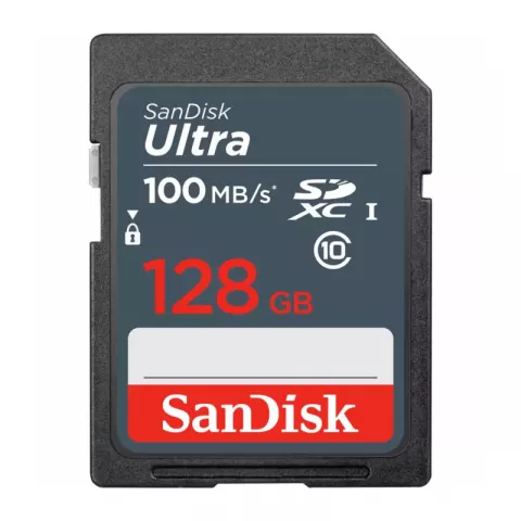 Карты памяти SanDisk Ultra SDXC Class 10 UHS-I 128GB 100Mb/s SDSDUNR-128G-GN3IN