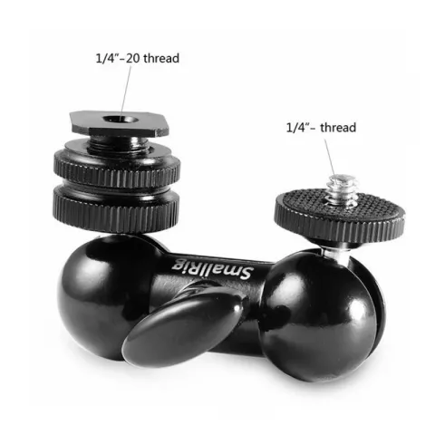 Универсальный держатель SmallRig 1135 Double End Ball Head with Cold Shoe and Thumb Screw