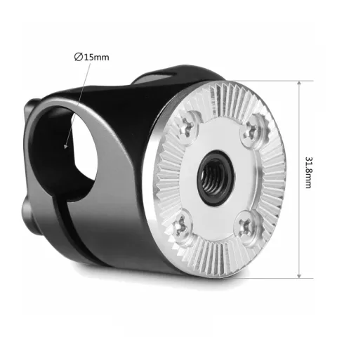 SmallRig 1686B Зажим для направляющих 15мм с креплением Arri Rosette