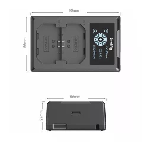 SmallRig 4087 Зарядное устройство для аккумуляторов Sony NP-FZ100