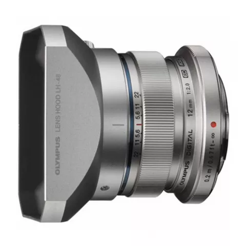 Объектив Olympus ED 12mm f/2.0 M.Zuiko Digital серебристый