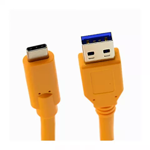 Кабель Tether Tools TetherPro USB 3.0 to USB-C 4.6m Orange (CUC3215-ORG)