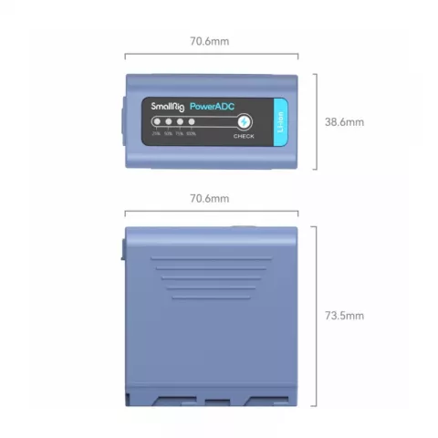 SmallRig 4267 Аккумулятор литий-ионный NP-F970 USB-C Rechargeable Camera Battery