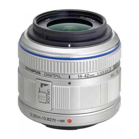 Объектив Olympus ED 14-42mm f/3.5-5.6 II R M.Zuiko Digital серебристый