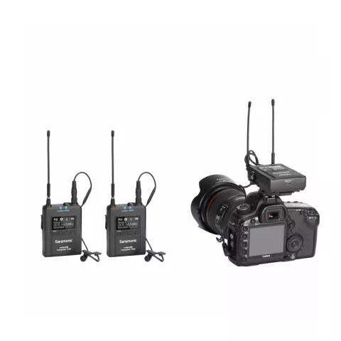 Saramonic UwMic9s Kit2 Mini (RX9S+TX9S+TX9S) приемник и 2 передатчика с DK3A микрофонами