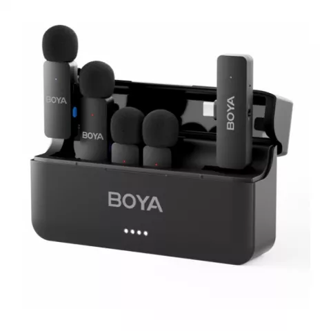 Boya BY-V4U Сверхкомпактная Четырёхканальная Беспроводная Микрофонная Система, Type-C