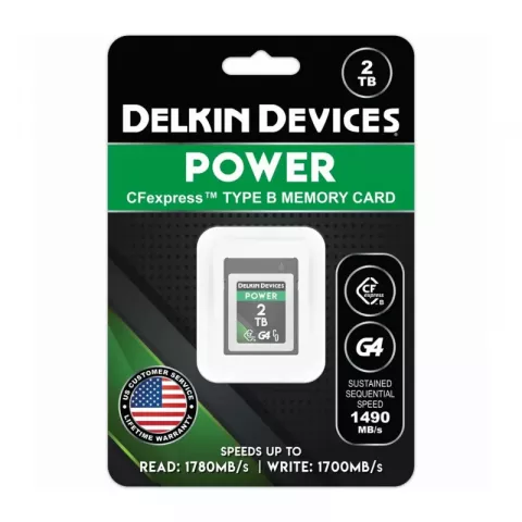 Карта памяти Delkin Devices Power CFexpress Type B G4 2TB 1780/1700Mb/s [DCFXBP2TBG4]