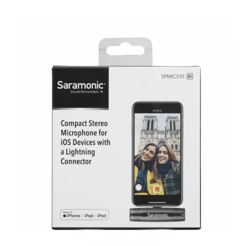 Микрофон Saramonic SPMIC510DI Plug & Play для устройств iOS, разъем Lighting (iPhone)