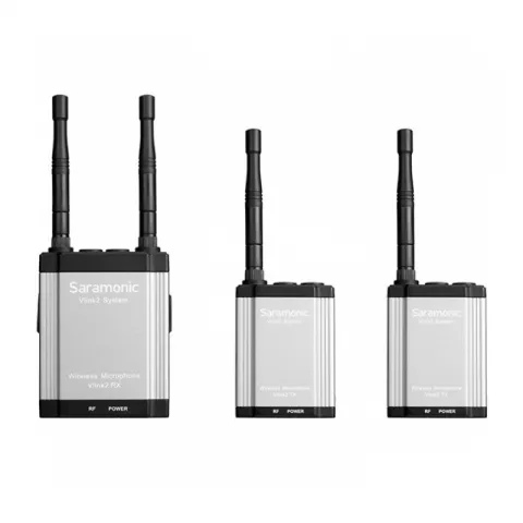 Saramonic vlink2 Kit2 RX+TX+TX два передатчика c петличными микрофонами и 1 приемником