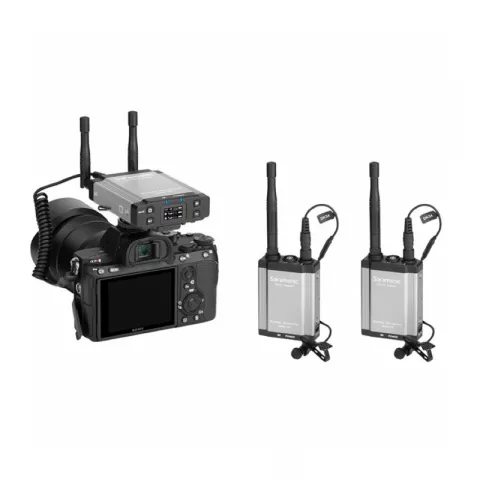 Saramonic vlink2 Kit2 RX+TX+TX два передатчика c петличными микрофонами и 1 приемником