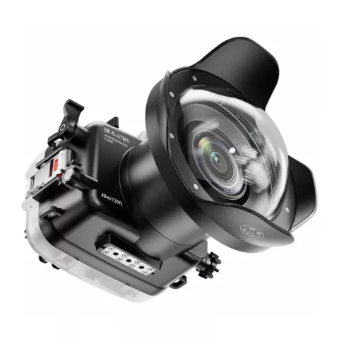 Sea Frogs A7R V black + WDP155/100 T1 подводный бокс для Sony A7R V с портом под объектив 12-24