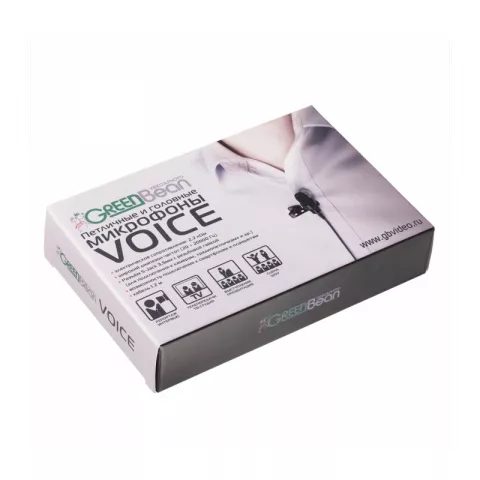 Микрофон петличный GreenBean Voice 4 flesh S-Jack