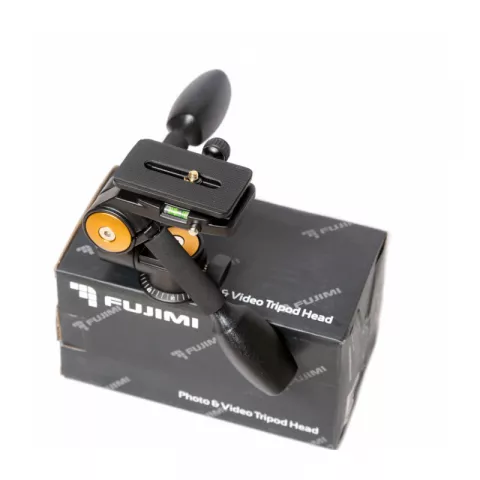 Трёхмерная алюминиевая штативная голова с двойными ручками Fujimi PH-80B