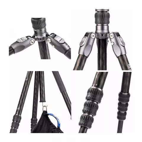 Benro Rhino FRHN05C+VX20 штатив с шаровой головой серии 0/5 секционный/трансформер/карбоновый