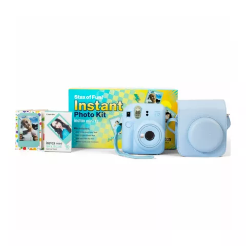 Fujifilm Instax Mini 12 Pastel Blue Photo Kit