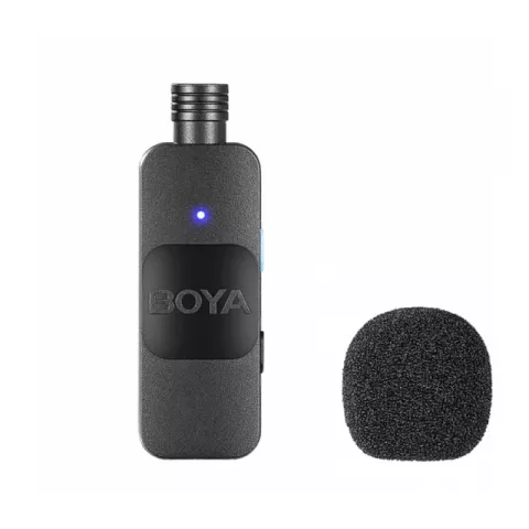 Boya BY-V20 Двухканальная Сверхкомпактная 2,4ГГц Беспроводная Микрофонная Система, USB-C
