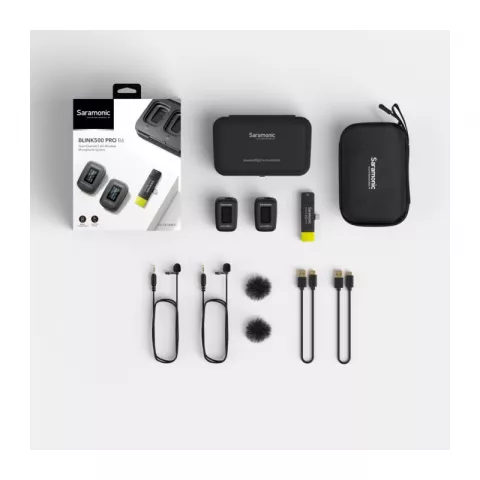Saramonic Blink500 Pro B6 (TX+TX+RXUC) Двухканальная радиостистема с разъемом USB Type C