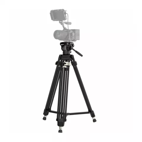 SmallRig 4163 штатив AD-80 с видеоголовой/алюминиевый с клипсами Heavy-Duty Aluminum Alloy Tripod