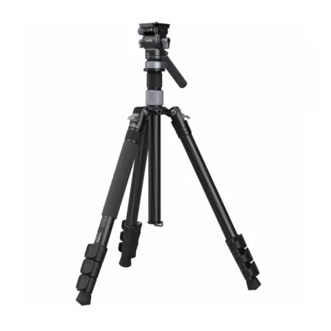 SmallRig 4221 тревел штатив с видеоголовой/карбоновый с клипсами Travel Video Tripod