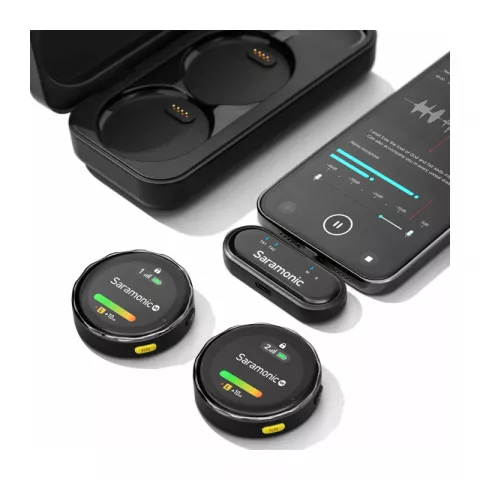 Saramonic BlinkMe U2 (TX+TX+RX+RXUC+RXDi) Радиосистема 2,4 ГГц 2 приемника + 2 передатчика