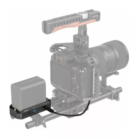 SmallRig 4341 Адаптер аккумулятора NP-F с кабелем NP-FZ100 Dummy Battery (Advanced Edition)