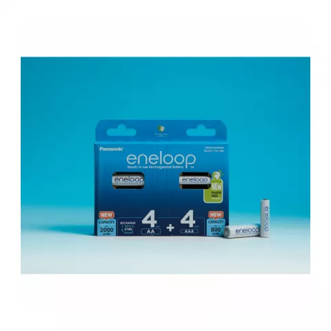 Аккумулятор PANASONIC eneloop AA 2000 + AAA 800 (4+4)шт (BK-KJMCDE44E)