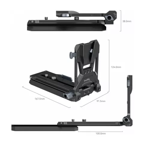 SmallRig 4323 Площадка крепления аккумулятора для цифровых кинокамер V-Mount Battery Mount Plate Kit