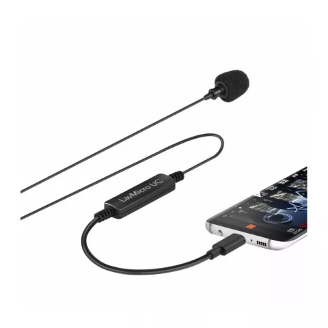 Микрофон Saramonic LavMicro UC для смартфонов с кабелем 1,7м (вход USB-C)