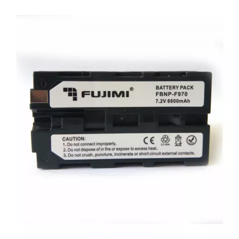 Аккумулятор Fujimi NP-F970 6600 mAh для видеокамер Sony/видеосвета