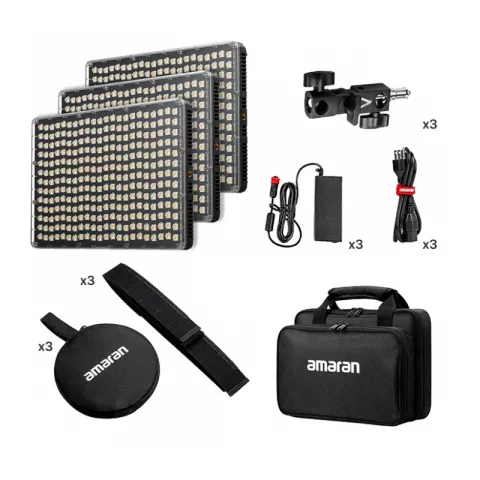 Комплект постоянного света Aputure Amaran P60x 3 light kit